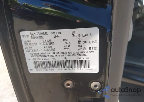 2005 Jeep Liberty Limited Edition from USA, damaged, VIN 1J8GL58K15W572765